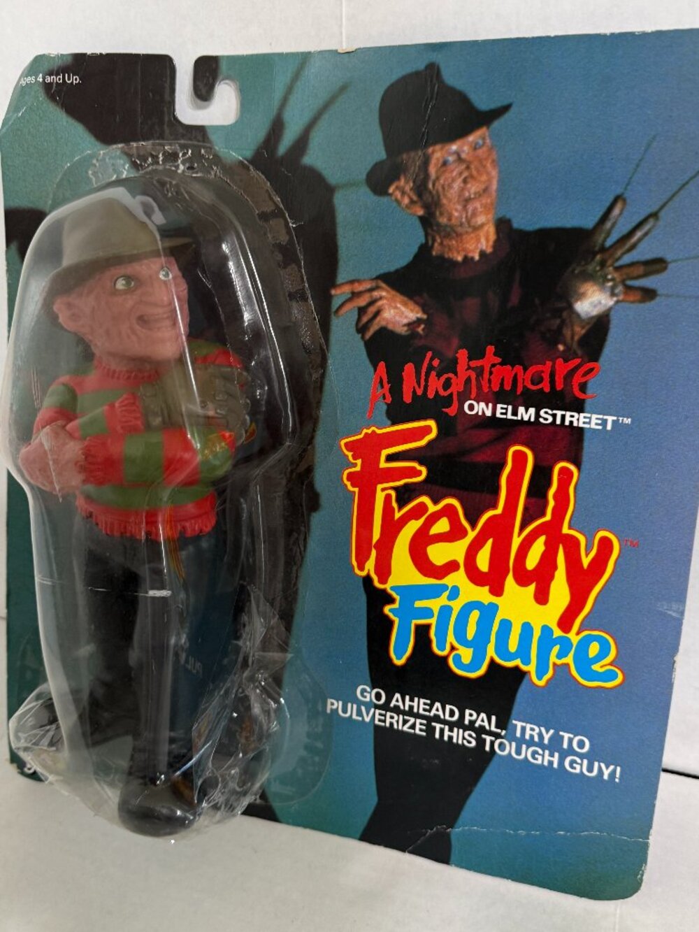 A Nightmare on Elm Street 8" Freddy Figure Squish'Em 1989 LJN Toys In Package
